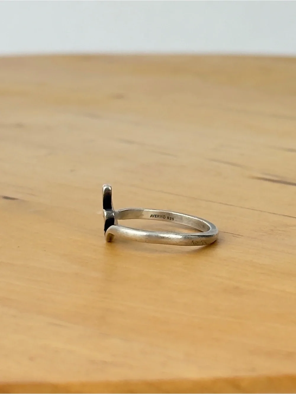 James Avery Sterling Silver Script Initial Ring “K” Size 8.75 Unisex